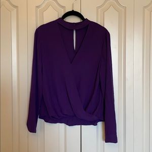 Purple lightweight top